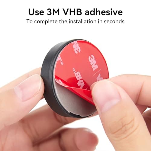 4 pack For Apple Airtag Holder with 3M Adhesive Sticker,Waterproof Durable Scratch-Resistant AirTag Case,Protective Air Tag Holer Accessory for Skis,Trailer,Drone, Bike, car& More — view 2