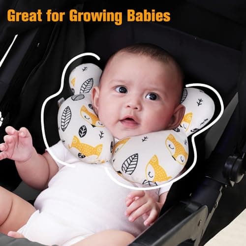 KAKIBLIN Baby Neck Pillow, Upgraded Baby Support Pillow, Babies Head Pillow — view 4