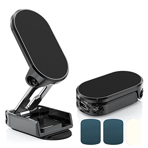 AXFEE Car Phone Holder, Folding Magnetic Phone Holder For Cars(Black)