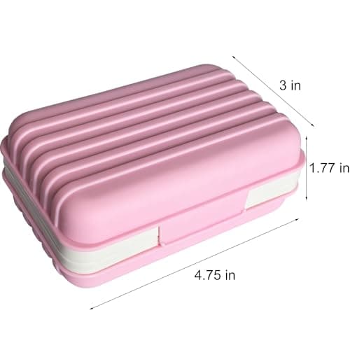 Lofekea 2 Pack Travel Soap Case, Bar Soap Holder Dish, Soap Box Container — view 5