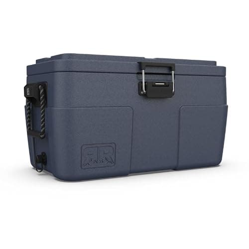 Rugged Road V2 Floating Cooler with 7 Day Ice Retention, Ultralight Design (Blue Steel, 85 Can)