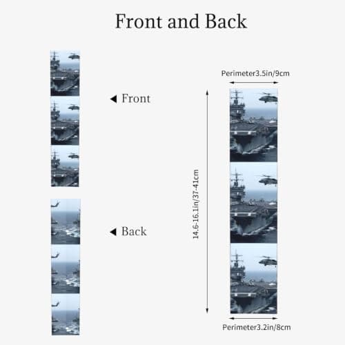 ZYJHYY Aircraft Carrier Print Arm Protection Sleeves Cooling Sleeves Elbow Sleeve Gaming Sleeve — view 2