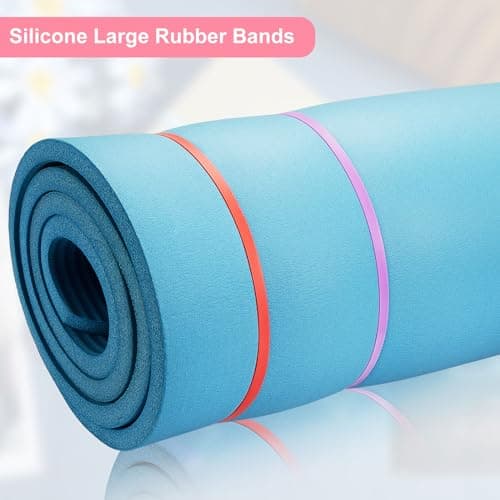 Outus 10pcs 7in Large Silicone Rubber Band, Rainbow, High Resilience — view 6