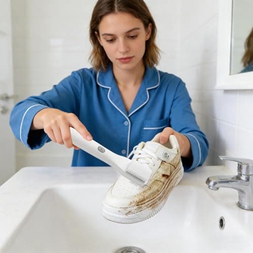 Electric Shoe Polisher - 3 Level Rechargeable Handheld Shoe Shiner, Portable Cleaning Buffer Device, For Leather Sneaker Rubber Soles Boots Canvas Sandal Effective Shine Care, Tool For Home Travel — view 2