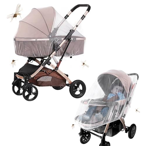 TAGMEIU Baby Mosquito Net for Pram, Portable Universal Pram Net Cover