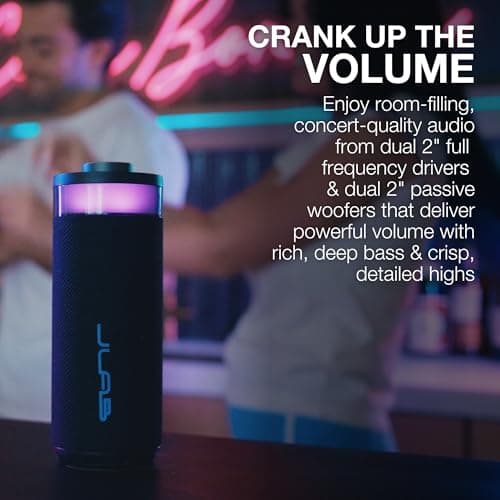 JLab Go Party Portable Bluetooth Speaker, Navy — view 3