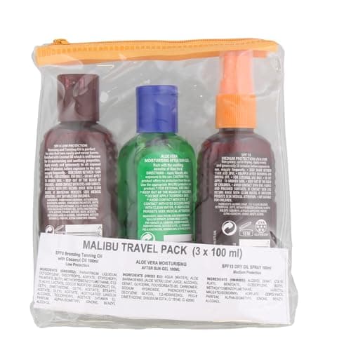 Malibu Sun Travel Tanning Essentials Set, 3 x 100ml — view 2