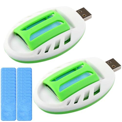 Rppiup 2pcs USB Mosquito Repellent Plug In 90 Tablets, USB mosquito killer, Portable Usb Electrical Mosquito Repellent Killer Hiking Outdoor Summer Home Insect Repellent mosquito plug in travel