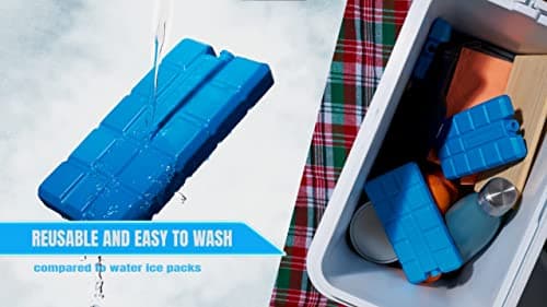 Ice Packs/Freezer Blocks 200mlx6 for Cool Boxes/Lunch Bags Air Cooler — view 3
