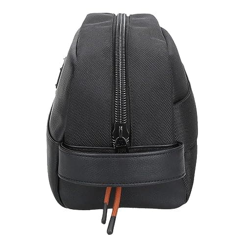 Pepe Jeans Egham Adaptable Toiletry Bag Black 25 x 15 x 12 cm Polyester, Black/White, One Size, Adaptable Toiletry Bag — view 4