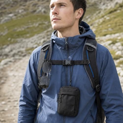 Backpack Chest Strap Adjustable Sternum Strap Replacement for Hiking Bags — view 6