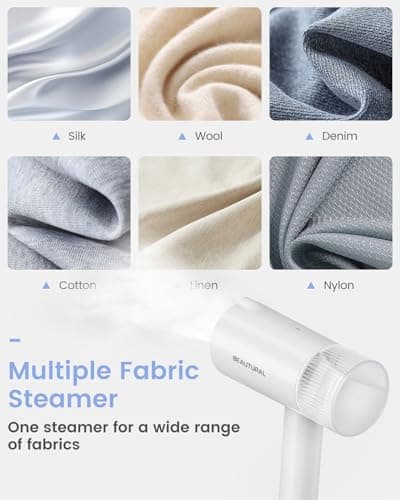 BEAUTURAL Foldable Handheld Garment Steamer — view 5