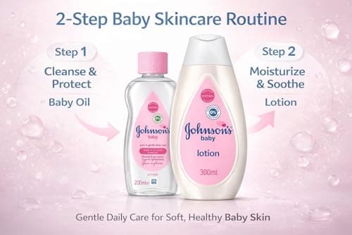 Baby Oil & Lotion Duo Baby Skincare Set Calming Bath Time Skincare Routine for Infants and Toddlers — view 5
