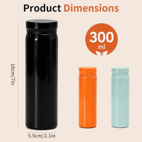 Insulated Bottle 300ml – Stainless Steel Travel Cup — view 2