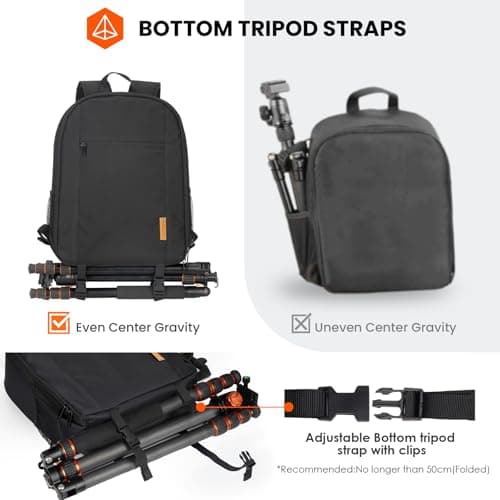 TARION Camera Bag Backpack Medium -Waterproof Photography 14" Laptop Sleeve — view 5