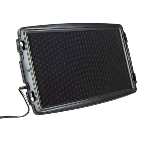 AA 5060114614185 Solar-Powered Car Battery Charger, Black
