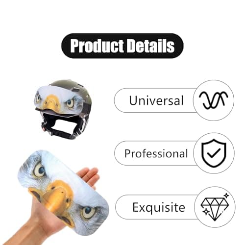 JLEivvi 1 Pack Ski Goggle Cover Sleeve Universal Snowboard Goggles Cover for Ski Lovers(Eagle) — view 4