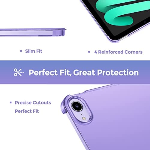 ProCase Smart Case for iPad Mini 7 (A17 Pro 2024)/ Mini 6 2021 8.3 Inch, Hard Back Cover for iPad Mini 7th/6th Generation A2995/A2996/A2993/A2567/A2568/A2569 -Purple — view 6