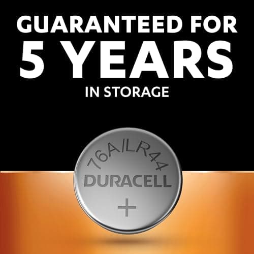 DURACELL LR44 Specialty Alkaline Battery (4 Pack) 1.5V, A76 — view 4