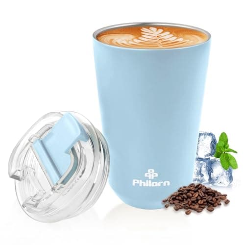 Philorn Coffee Cup, 13 oz/380 ml Insulated Travel Mug