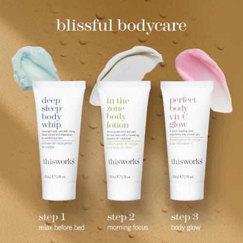 This Works Blissful Bodycare Moisturiser Gift Set, 3-Piece Travel Size Set — view 2