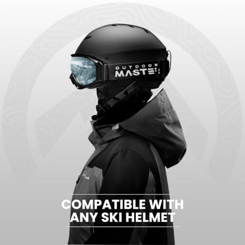 OutdoorMaster OTG Ski Goggles, Snowboard Goggles for Men, Women & Youth — view 6