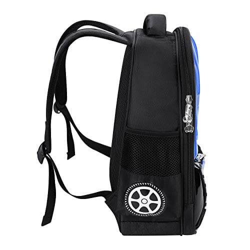 IBLUELOVER 3D School Bag,LED Waterproof Nylon Children's Cartoon Backpack Student Daypack,Outdoor Travel Kindergarten Boys Rucksack Personality Bag for Kids 3-10 Years Old — view 5
