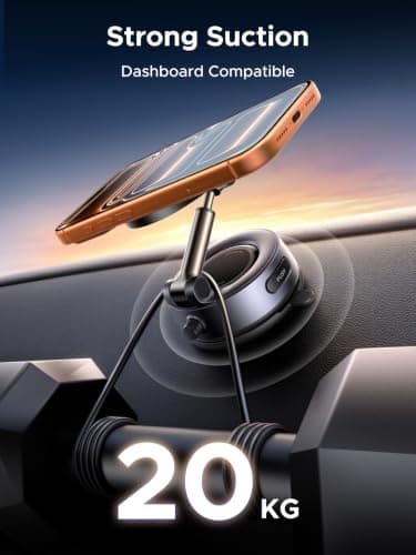 UGREEN Magsafe Car Mount, Magnetic Car Phone Holder, 44 lbs Strong Suction — view 5