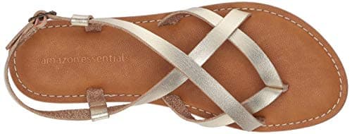 Amazon Essentials Women's Casual Strappy Sandal, Gold, 8 UK — view 5