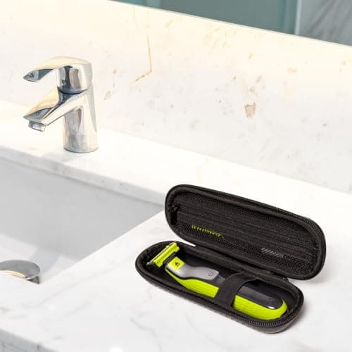 Nincha Travel Case Compatible with Philips Hybrid Electric Trimmer and Shaver, Face + Body Groomer QP2724/90, QP2834/70, QP1924/70, QP6531/70, QP4631/90, Hard Carrying Case, Portable Bag，Black — view 6