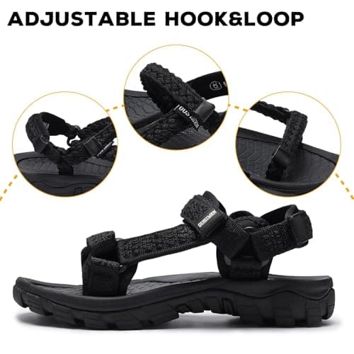 TcIFE Women's Walking Hiking Sandals Comfortable Outdoor Sports Sandals Lightweight Athletic Beach Shoes — view 6