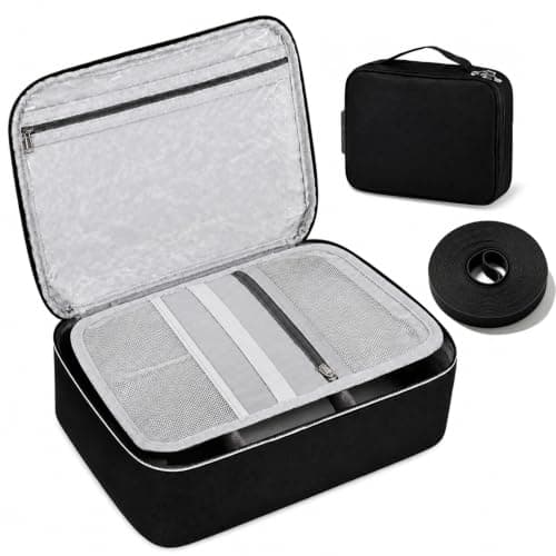 Seekjoy Double Layer Extra Large Portable Travel Cable Organiser Bag