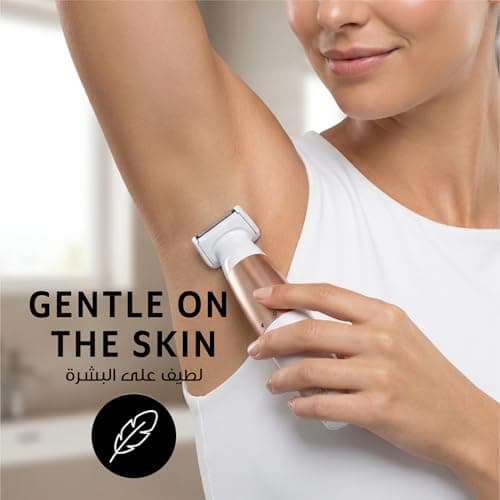 Wahl Ladies Trim And Shave Bikini Trimmer, Two Attachment Heads, Longer Hair Trimmer, Short Hair Shaver, Gentle & Safe Shaving, Battery Powered, Travel Sized, Discreet & Easy To Clean, Washable Blades — view 6