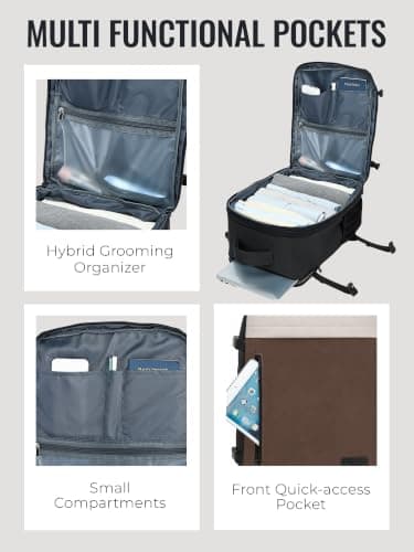 For Expandable Ryanair Cabin Bags 40x30x20 Underseat Luggage Travel Bag — view 5