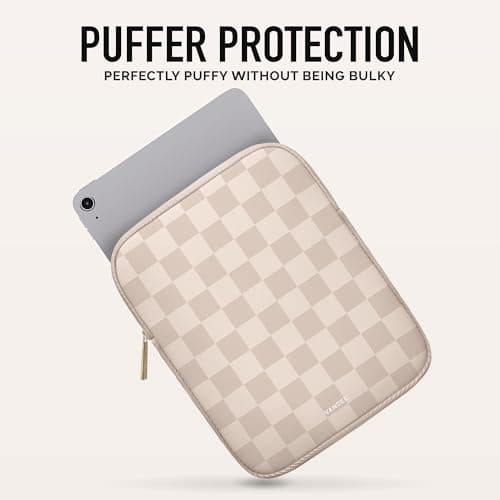 Vandel 9-11 Inch Tablet Sleeve, iPad Sleeve 11 inch Travel Pouch, Fits iPad Pro 11 Inch M4/ 10th Generation 10.9, 9/8th Gen 10.2/ Air 11" 5/4/3 10.9"/10.5", Pro 11 M2, Tab S8/S9 — view 2