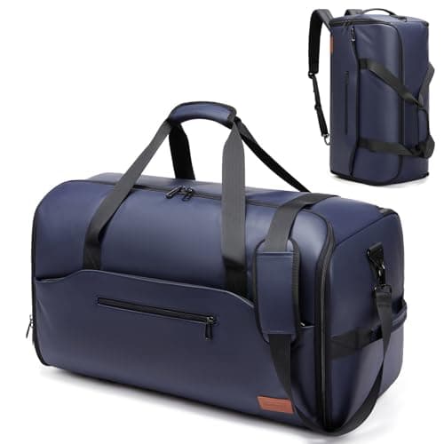 Garment Duffle Bags for Travel,Moulyan Convertible Carry on Garment Bag with Shoe Compartment,3 in 1 Waterproof Travel Suit Bag with Shoulder Strap for Men Women