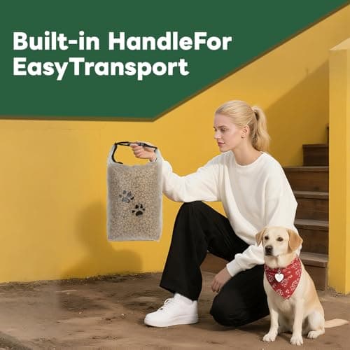 NursCare Dog Food Storage Bag with Roll-Top Closure, for Traveling, Camping, Boarding, 14 Cups, M. — view 6
