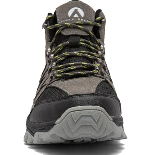 HODTOB Hiking Boots Mens Womens Lace-up Non-Slip Outdoor Men Women Mountain Trekking Shoes for All Season Walking Travelling Backpacking Camping Shoes Sneaker Grey-6UK — view 3