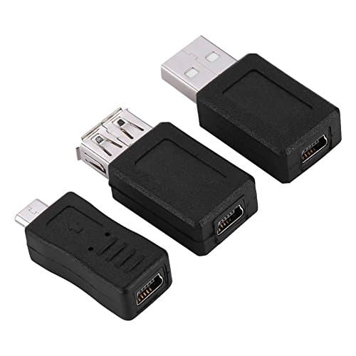 KUIDAMOS Multi USB2.0 Adapter Set 10 Pack Versatile Connectors for Easy Data Transfer Black — view 2