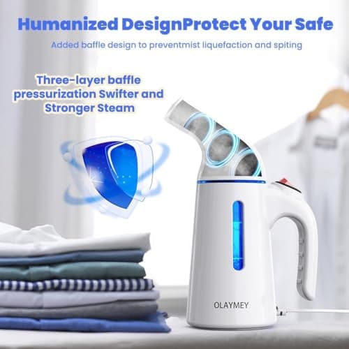 OLAYMEY Clothes Steamer 700W Handheld Portable Steam Iron — view 3