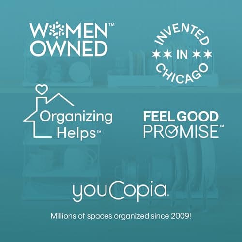 YouCopia UpSpace Water Bottle and Travel Mug Cabinet Organizer, Adjustable Storage Rack for Kitchen Organization, 2-Shelf — view 6