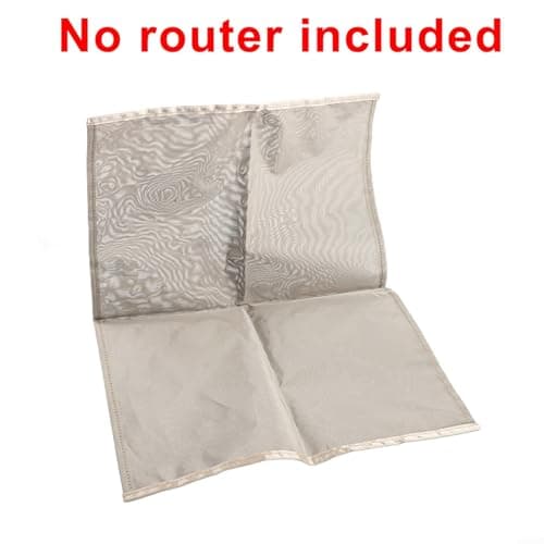 Router Radiation Protection Cover Shield for WiFi Meter Guard - Polyester Faraday Pouch to Block EMF RF Signals, Partial Coverage Design for Signal Balance, Compatible — view 5