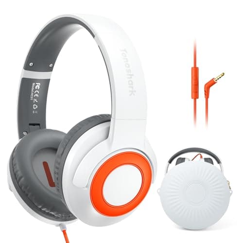TONOSHARK Kids Headphones Wired, Toddler Headphones with Microphone