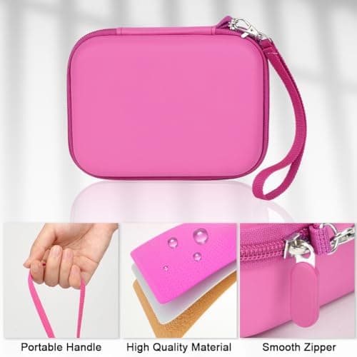 Ainiv Kids Instant Camera Case, Kids Camera Photo Paper Organizer, Pink — view 4