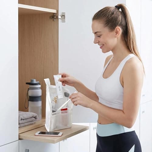 Travel Toiletry Bag, Waterproof Compact Pouch for Toothbrush Makeup, Lightweight Washbag with Multi Compartment Design, Cosmetic Organiser Case for Hotel and Daily Use, Minimalist Packing Cube — view 5