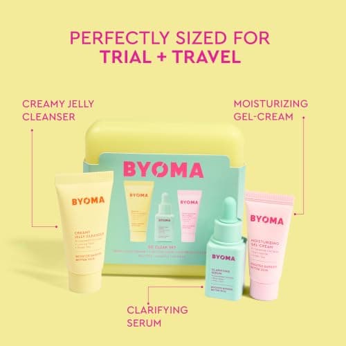 BYOMA So Clear Travel Size Gift Set - Skincare Minis (30ml, 15ml, 15ml) — view 2