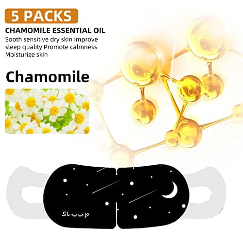 5 Packs Steam Eye Mask Warming Eye Mask Self Heating Eye Mask — view 2