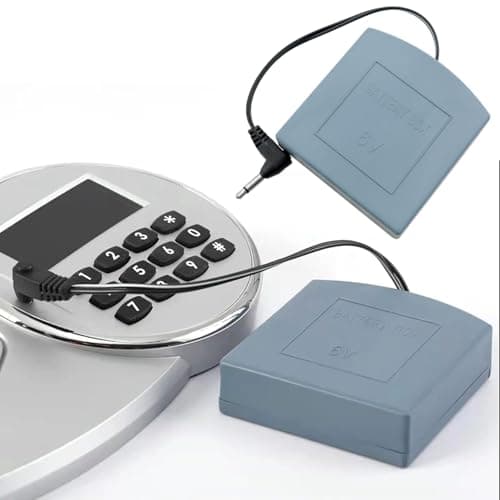 zutisay Emergency External Backup Battery Box Safe Box External Power Box Biometric Safe External Battery Pack for Power Supply Safes and Key Safes, etc. (6V 3.5 Head) 1PCS — view 5