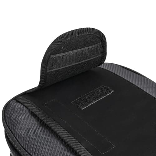 QuivyLivy Waterproof Rear Saddle Bag for -Surron E-Bike, Large Capacity PU Leather Trunk Luggage, Universal Fit Motorcycle Seat Pack with Easy Mount — view 3