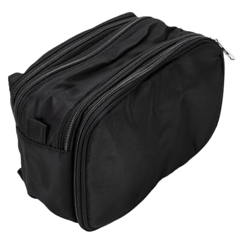 Annadue Travel Toiletry Organizer Bag for Men Women Cosmetic Pouch (Black) — view 3